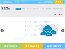 Tablet Screenshot of linuxpathshala.com
